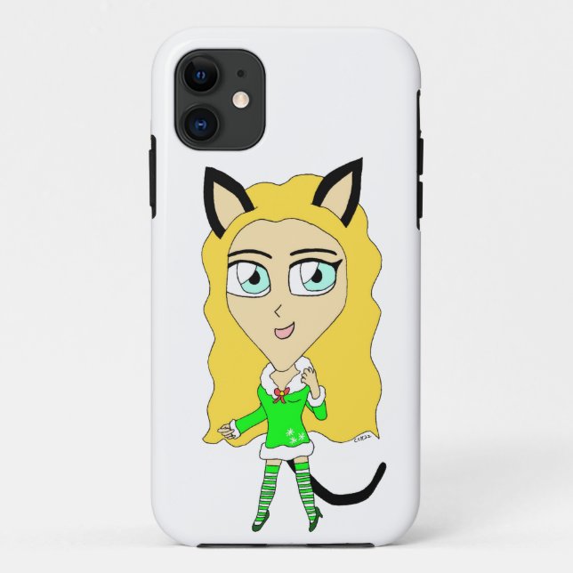 Christmas chibi   Case-Mate iPhone case (Back)