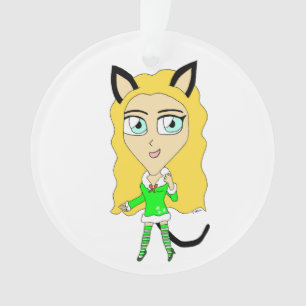 Christmas chibi ornament