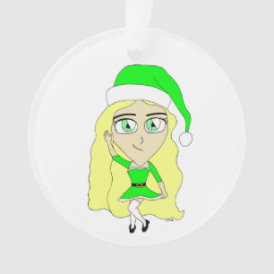 Christmas chibi   ornament