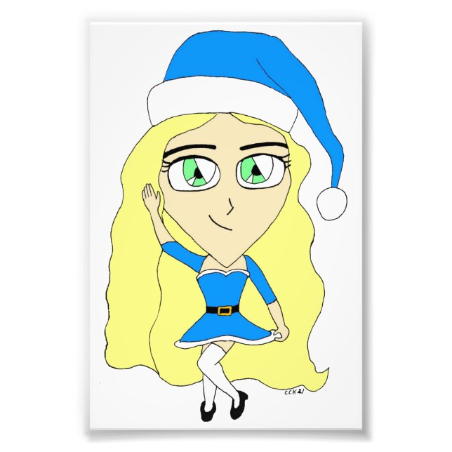 Christmas chibi  photo print (Front)