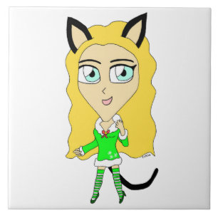 Christmas chibi     tile