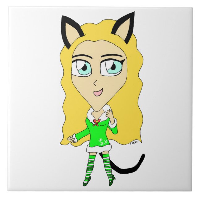 Christmas chibi     tile (Front)