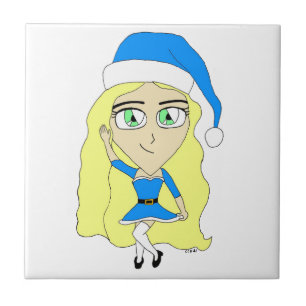 Christmas chibi tile