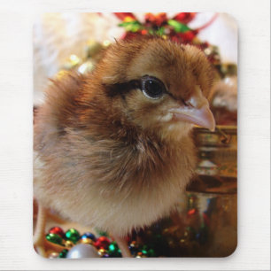 Christmas Chick Mouse Pad