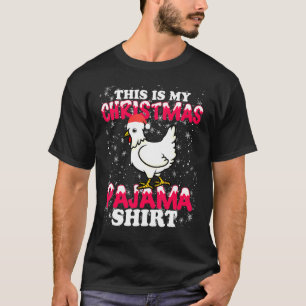 Christmas Chicken Lover This Is My Xmas Pyjamas Cu T-Shirt