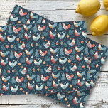 Christmas Chicken  Tissue Paper<br><div class="desc">This design may be personalized in the area provided by changing the photo and/or text. Or it can be customized by clicking Personalize this Template and then choosing the click to customize further option and delete or change the colour of the background, add text, change the text colour or style,...</div>