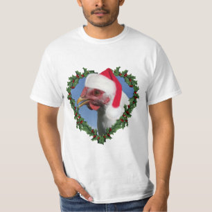 Christmas Chicken * White Plymouth Rock T-Shirt