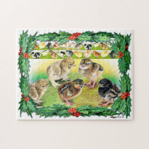 Christmas Chicks Jigsaw Puzzle
