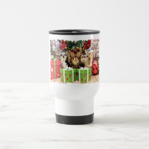 Christmas - Chihuahua - Blue - Precious - Yogi Travel Mug