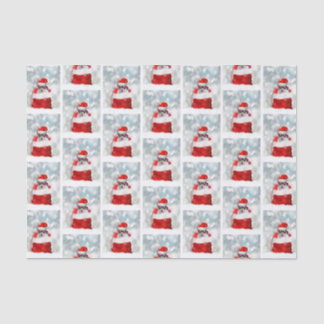 Christmas chihuahua dog tissue paper