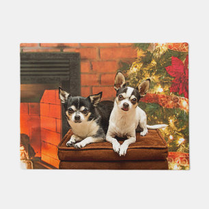 Christmas Chihuahua’s Doormat