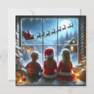 Christmas Children Holiday Card