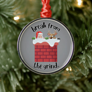 Christmas Chimney Humour BFTG Ornament