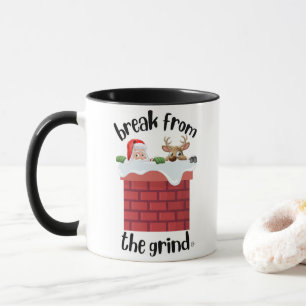 Christmas Chimney Humour Coffee Mug