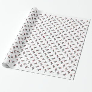 Christmas Chinchilla Wrapping Paper