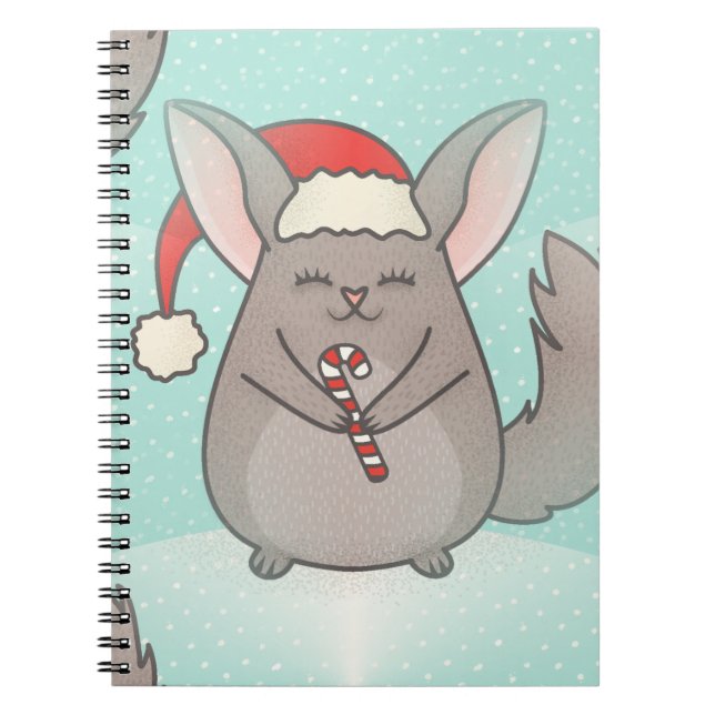 christmas chinchillas notebook (Front)
