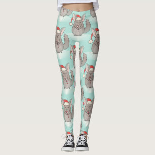 christmas chinchillas xmas leggings