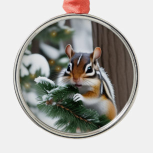 Christmas Chipmunk Ornament