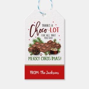 Christmas Chocolate Gift Tag