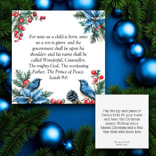 Christmas Christian Personalized Holiday Card