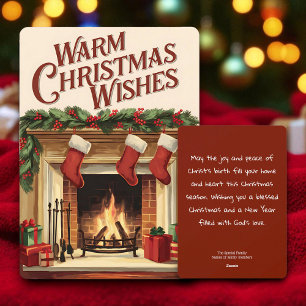 Christmas Christian Personalized Vintage Card