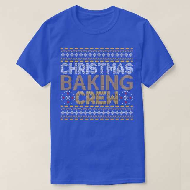 Christmas Christmas Baking Crew T-Shirt (Design Front)