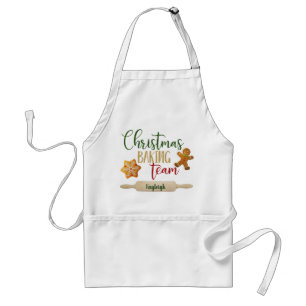 Christmas - "Christmas Baking Team"- Personalize Standard Apron