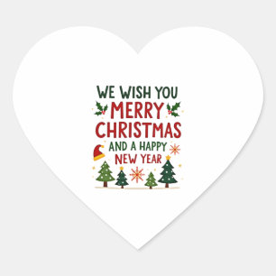 Christmas Christmas Christmas Christmas Christmas  Heart Sticker