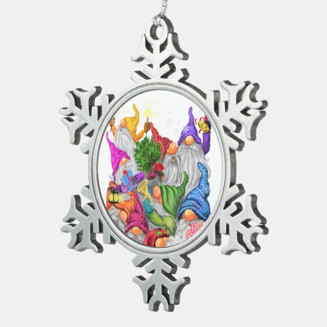 Christmas Christmas Ornament Gift Gnome Cartoon (Right)