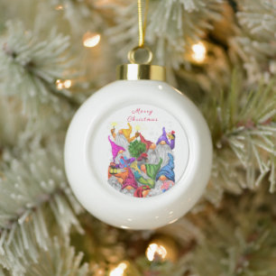 Christmas Christmas Ornament Gift Gnomes Party