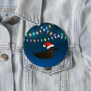 Christmas Christmas Shearwater 4 Inch Round Button