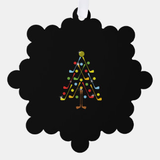 Christmas Christmas Tree Golf Golf Ball Shirt Ornament Card