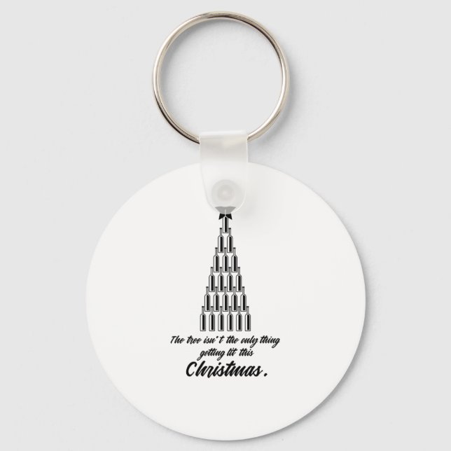 Christmas Christmas Tree Keychain (Front)