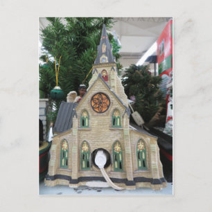 Christmas Church Postcard