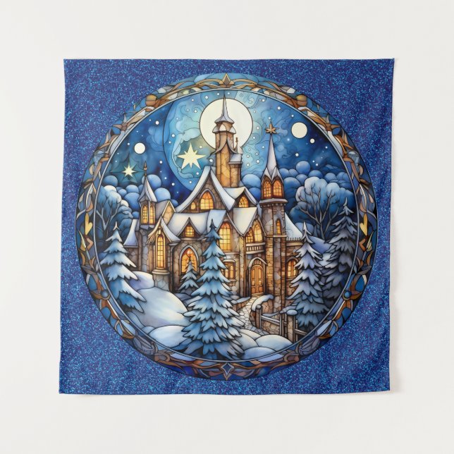 Christmas Church Tapestry (Front)