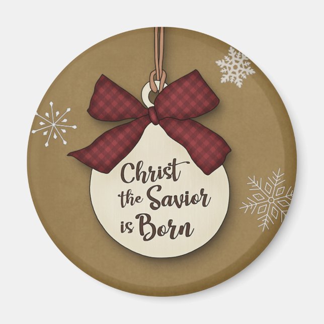 Christmas Circle Magnet (Front)