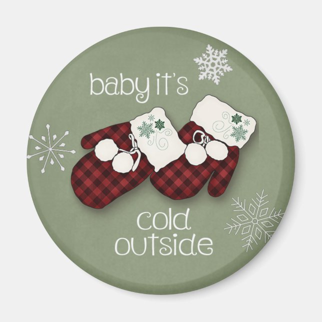 Christmas Circle Magnet (Front)