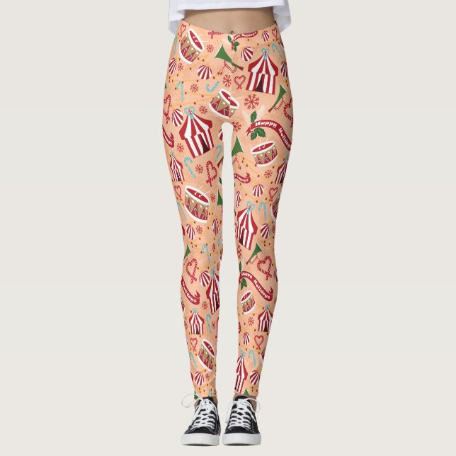 Christmas Circus Leggings (Front)