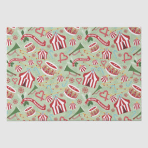 Christmas Circus Tissue Paper