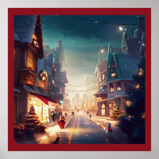 Christmas City Street 2 Poster (Front)