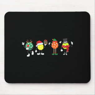 Christmas Ckleball Player Xmas Santa Reindeer Elf  Mouse Pad