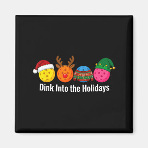 Christmas Ckleball Santa Reindeer Elf Ugly Xmas Sw Magnet