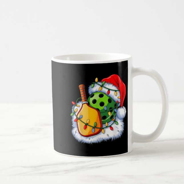 Christmas Ckleball Santa Xmas Ckleball Lover Men B Coffee Mug (Right)