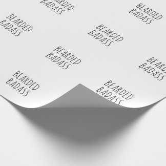 Christmas classic bestselling BEARDED BADASS Wrapping Paper