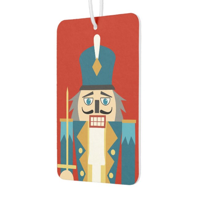 Christmas Classic Nutcracker Coaster Air Freshener (Left)