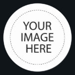 Christmas Classic Round Sticker<br><div class="desc">Christmas</div>