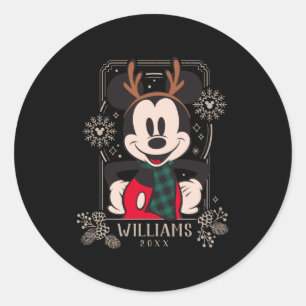 Christmas  classic round sticker