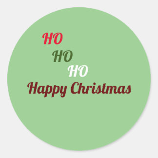  Christmas   Classic Round Sticker