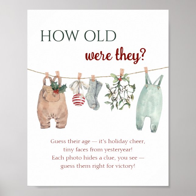 Christmas Clothes How Old Were They Poster (Front)