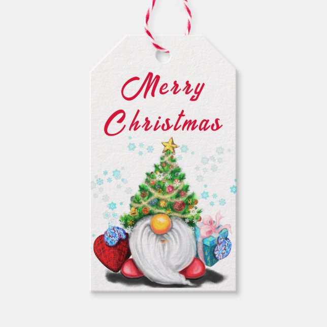 Christmas Cnome Gift Tags (Front)